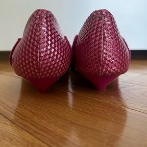 Embellished flats with small heel